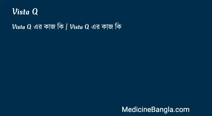 Vista Q in Bangla